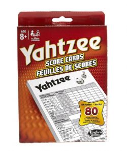 JEU YAHTZEE - CARTES DE SCORES